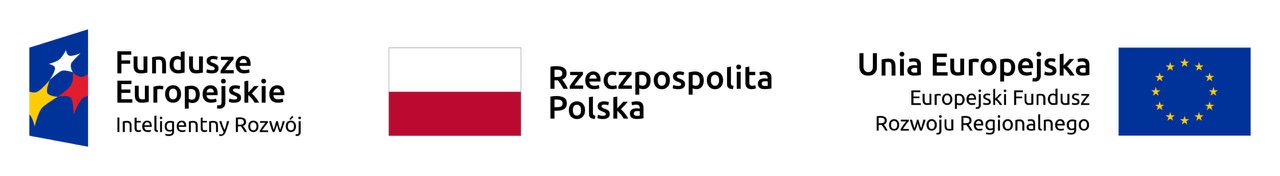 Logotypy: Fundusze Europejskie, Rzeczpospolita Polska, Unia Europejska